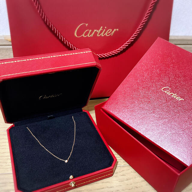 Cartier - Cartier カルティエ ディアマン レジェ ネックレス ピンクゴールド