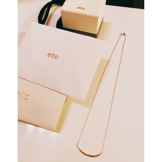ete - ete k10 イエローゴールド レイヤーブリーズネックレスの通販