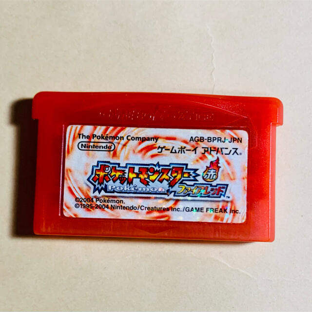 ゲームボーイアドバンス(ゲームボーイアドバンス)のポケモン　ファイアレッド　GBA エンタメ/ホビーのゲームソフト/ゲーム機本体(携帯用ゲームソフト)の商品写真