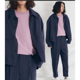 WYM LIDNM PE W-POCKET WIDE BLOUSON SETUP(セットアップ)