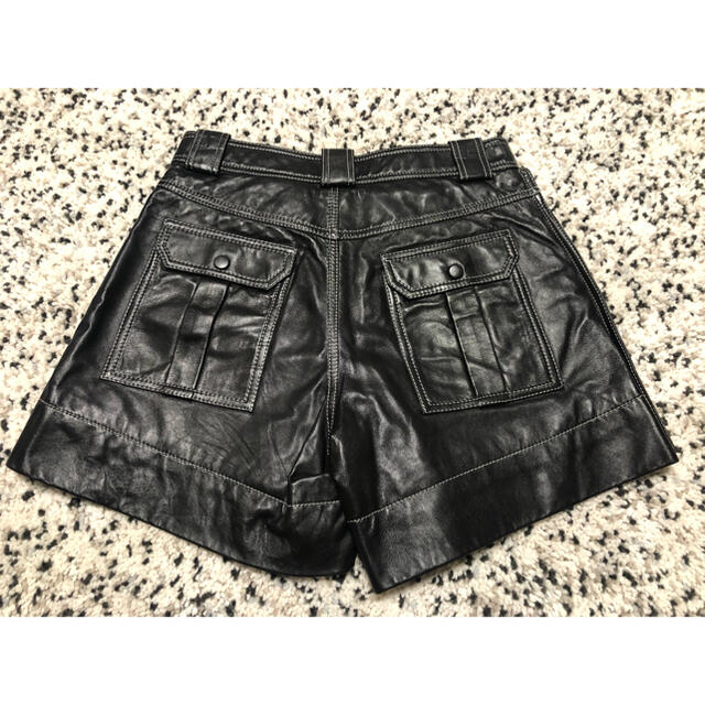 GANNI レザーショートパンツ | tradexautomotive.com