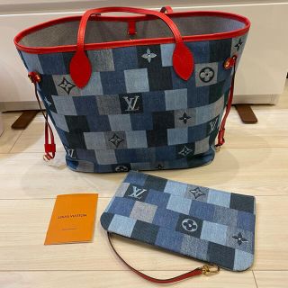 ルイヴィトン(LOUIS VUITTON)のルイヴィトン　ネヴァーフルmm デニム　(トートバッグ)