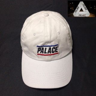 シュプリーム(Supreme)のパレス Palace トリコロール ロゴ刺繍 キャップ ホワイト×ブルー×レッド(キャップ)