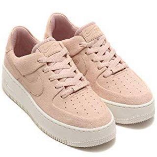 ナイキ(NIKE)のNike Air Force1 Sage Low 厚底 スニーカー ベージュ(スニーカー)