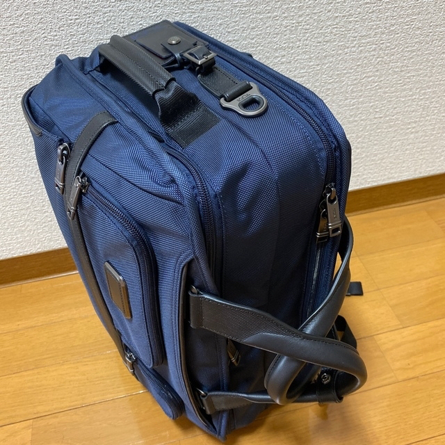 TUMI   希少ブルー新品 TUMI Alpha3 日本限定3WAYブリーフケースの