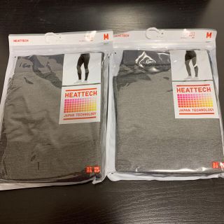 ユニクロ(UNIQLO)のユニクロ ヒートテックタイツ サイズM カラー08Dark Gray 2袋セット(レギンス/スパッツ)