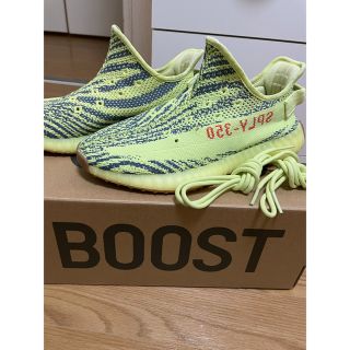 アディダス(adidas)のアディダス YEEZY BOOST 350 V2/ セミフローズンイエロー(スニーカー)