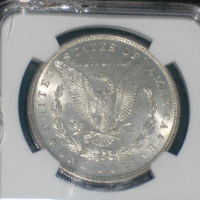 ★ＵＳＡ★モルガン銀貨　１８７９年（ｐ；ミント無　）　ＮＧＣ評価ＵＮＣ エンタメ/ホビーの美術品/アンティーク(貨幣)の商品写真
