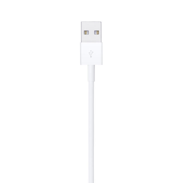 Apple(アップル)の純正新品✨Lightning - USBケーブル（1m） スマホ/家電/カメラのスマートフォン/携帯電話(バッテリー/充電器)の商品写真