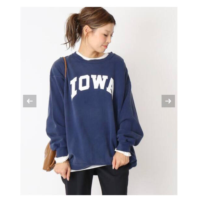 ドゥーズィエムクラス IOWA vintage sweat ロゴ スウェット