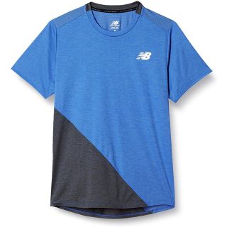 ニューバランス(New Balance)のnew balanceニューバランス NBRCショートスリーブTシャツ青メンズM(ウェア)