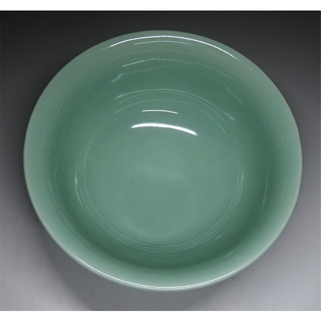 錦光山 造 青磁古代文 茶碗 菓子器 茶道具 共箱付 径約20cm t72133