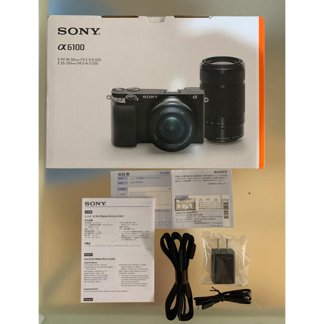 売れ筋がひ贈り物！ SONY SONY α6100 ILCE-6100Y/B ミラーレス一眼