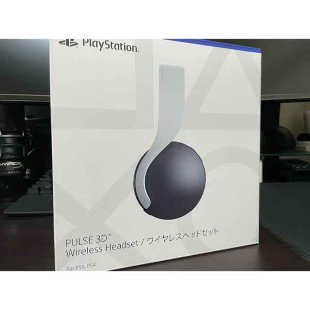 PlayStation(プレイステーション)の【純正品】PULSE 3D ワイヤレスヘッドセット (CFI-ZWH1J) スマホ/家電/カメラのオーディオ機器(ヘッドフォン/イヤフォン)の商品写真