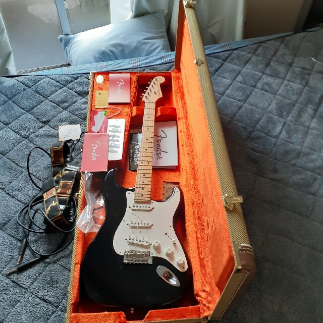 Fender - Fender storatcaster blacky EC