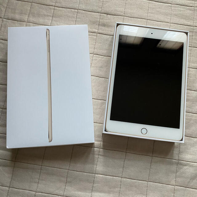 ipad mini 4 wi-fiモデル 128GB GOLD - タブレット