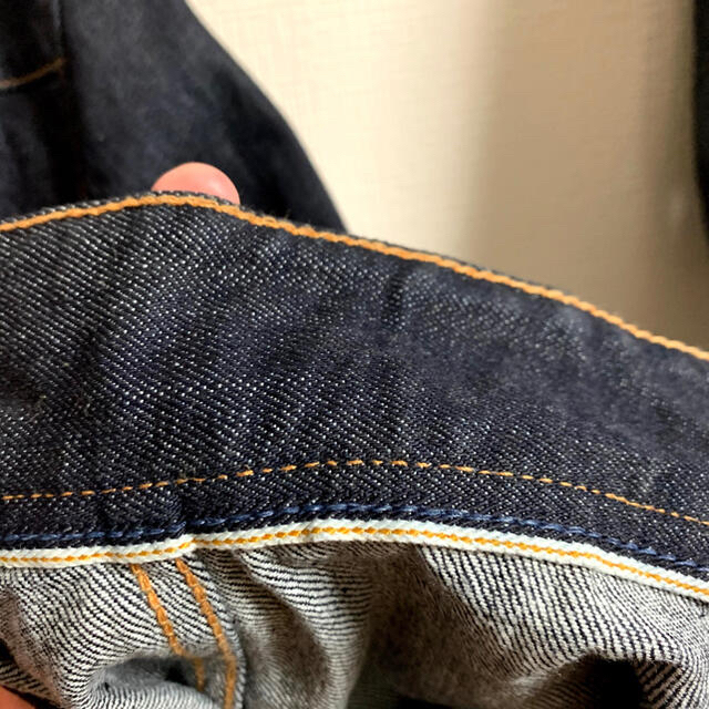 Nudie Jeans(ヌーディジーンズ)のヌーディージーンズ  デニムシャツ　セルビッジ　セルビッチ メンズのジャケット/アウター(Gジャン/デニムジャケット)の商品写真