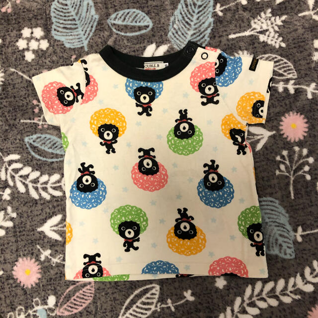 DOUBLE.B(ダブルビー)のミキハウス ダブルビー Tシャツ2枚セット キッズ/ベビー/マタニティのベビー服(~85cm)(Ｔシャツ)の商品写真