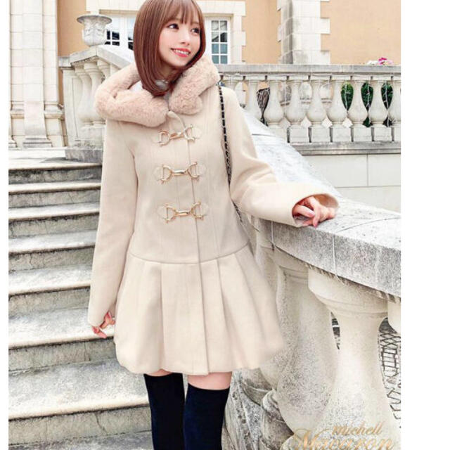 ミシェルマカロン スカートみえ♡ウールコート ダッフルコート- ミシェルマカロン スカートみえ♡ウールコート ダッフルコート-