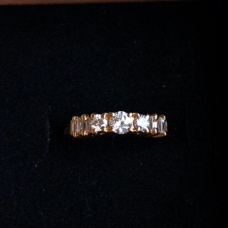 ダイヤモンド0.5ct K18 エタニティ リング(リング(指輪))