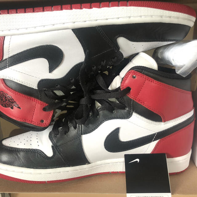 スニーカーjordan1 black toe 2013 つま黒