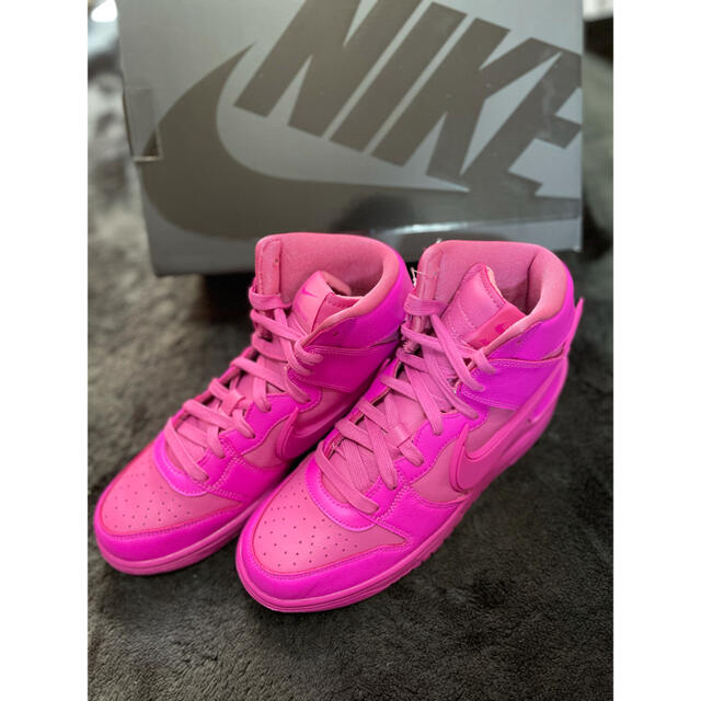 【25cm】NIKE×AMBUSH DUNK HIGH PINK アンブッシュ