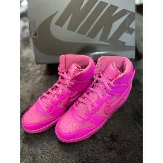 ナイキ(NIKE)の【25cm】NIKE×AMBUSH DUNK HIGH PINK アンブッシュ(スニーカー)