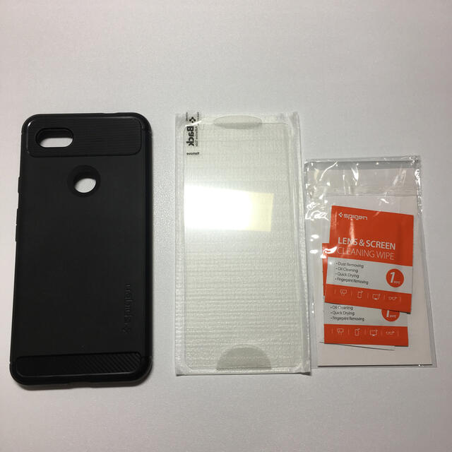 Spigen(シュピゲン)のSPIGEN製　Pixel3a XL用ケース&ガラスフィルム スマホ/家電/カメラのスマホアクセサリー(Androidケース)の商品写真