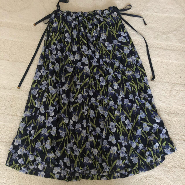 JUNKO SHIMADA(ジュンコシマダ)のアヤメ柄　スカート レディースのスカート(ロングスカート)の商品写真