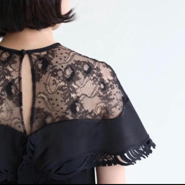 mame(マメ)のちゃん様専用★mame Lever lace dress size2 レディースのワンピース(ロングワンピース/マキシワンピース)の商品写真