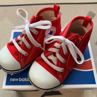 コンバース(CONVERSE)のコンバース　14㎝　赤(スニーカー)