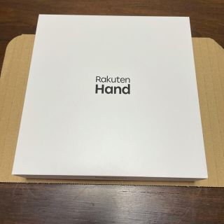 アンドロイド(ANDROID)の【新品未使用品】rakuten hand 本体　レッド(スマートフォン本体)