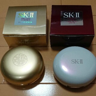 エスケーツー(SK-II)のSK-II エスケーツー ケースのみ ホワイト&ゴールド 新品未使用(ファンデーション)