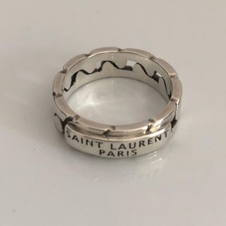 サンローラン(Saint Laurent)の(お値下げ受付ます)SAINT LAURENTロゴシルバーリング9号(リング(指輪))