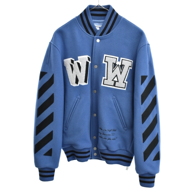 Off-White FIRETAPEVARSITY スタジャンMサイズ