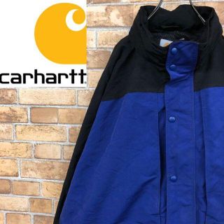 カーハート(carhartt)の☆カーハート☆ナイロンジャケット　アウター　C48 ビッグサイズ　青紫(ナイロンジャケット)