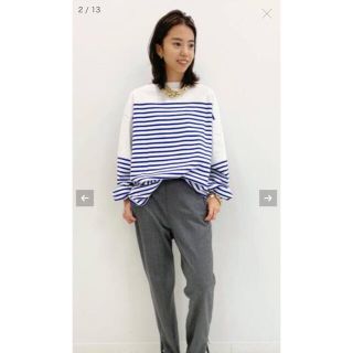 ドゥーズィエムクラス(DEUXIEME CLASSE)のSURT バスクボーダーT シャツ　新品(カットソー(長袖/七分))