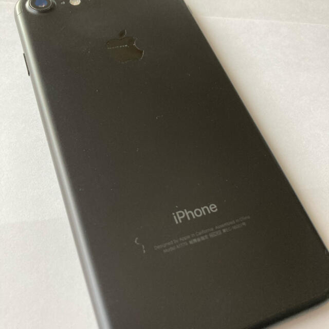 iPhone7 32GB BLACK SIMフリー端末+箱スマートフォン/携帯電話