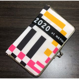 ハンドメイド　がま口マルチケース　嵐フェス2020バッグ　リメイク品(その他)