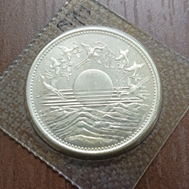 エンタメ/ホビー天皇御在位60年記念硬貨 1万円銀貨