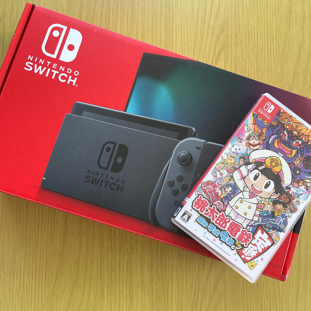 Nintendo Switch（グレー）＋桃鉄セット???? - 家庭用ゲーム機本体