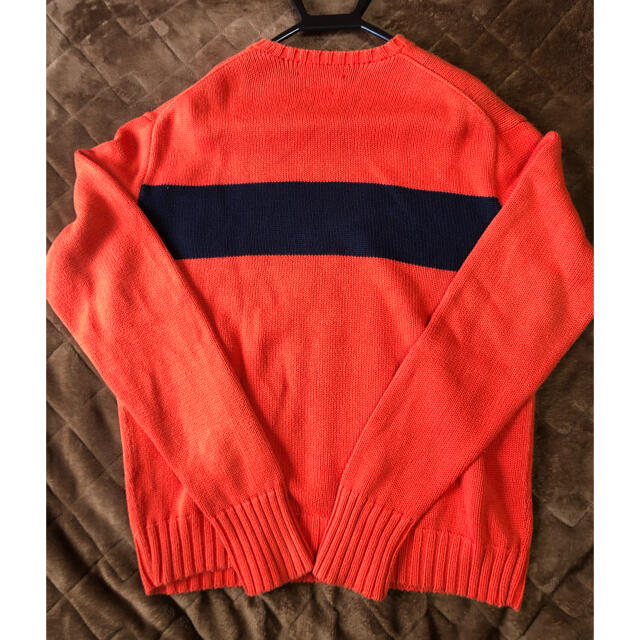 POLO RALPH LAUREN(ポロラルフローレン)の【古着】ラルフローレン　コットン　ニット　90s メンズのトップス(ニット/セーター)の商品写真