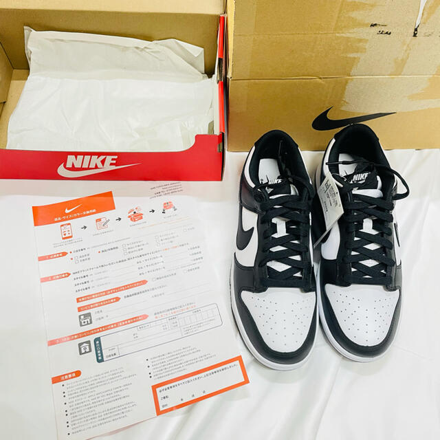 NIKE - NIKE DUNK Low Black ダンク 白黒 26.5cm 新品未使用の通販 by
