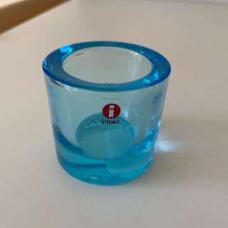 イッタラ(iittala)のイッタラ　キャンドルホルダー　KIVI ライトブルー(置物)