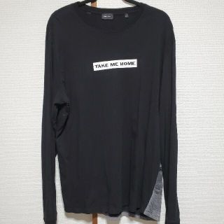 ディーゼル(DIESEL)のDIESEL　メンズ　XXL　ロンT　長袖Tシャツ　ブラック　美品(Tシャツ/カットソー(七分/長袖))