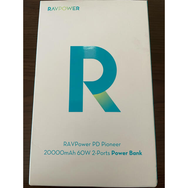 RAVPower モバイルバッテリー 20000mAh PD対応 60W