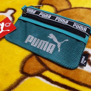 プーマ(PUMA)のPUMAペンケース　メッシュポケットペンケース　グリーン(ペンケース/筆箱)