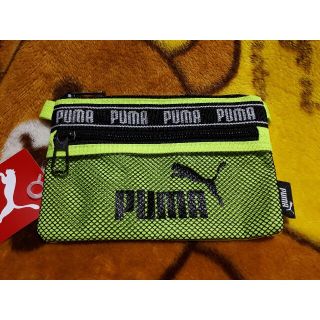 プーマ(PUMA)のPUMAペンケース　メッシュポケットペンケース　イエロー(ペンケース/筆箱)