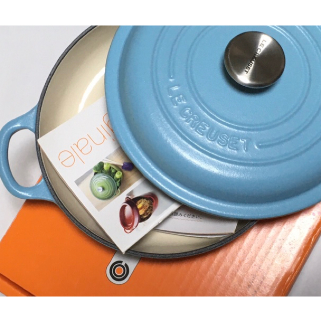 ルクルーゼ★新品★ LE CREUSET ルクルーゼ キャセロール ブルー 18cm