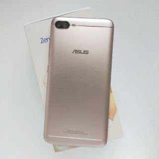 エイスース(ASUS)のZenFone4 MAX Pro 32g ゴールド ジャンク ZC554KL(スマートフォン本体)